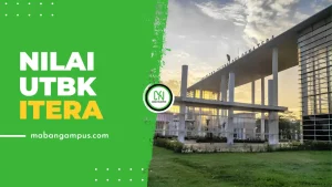 Nilai UTBK Lolos SNBT ITERA